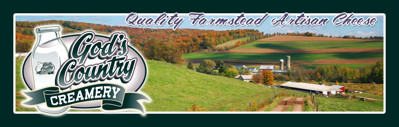 God’s Country Creamery hand-made artisan cheeses